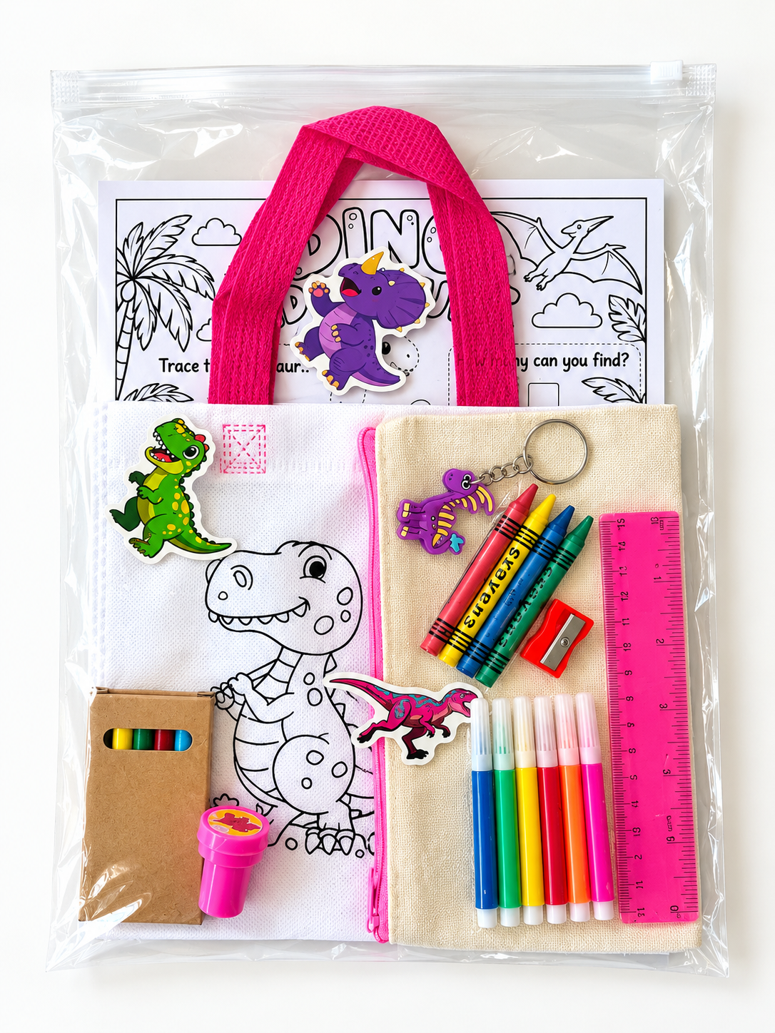 Dino Stationery Activity Kit