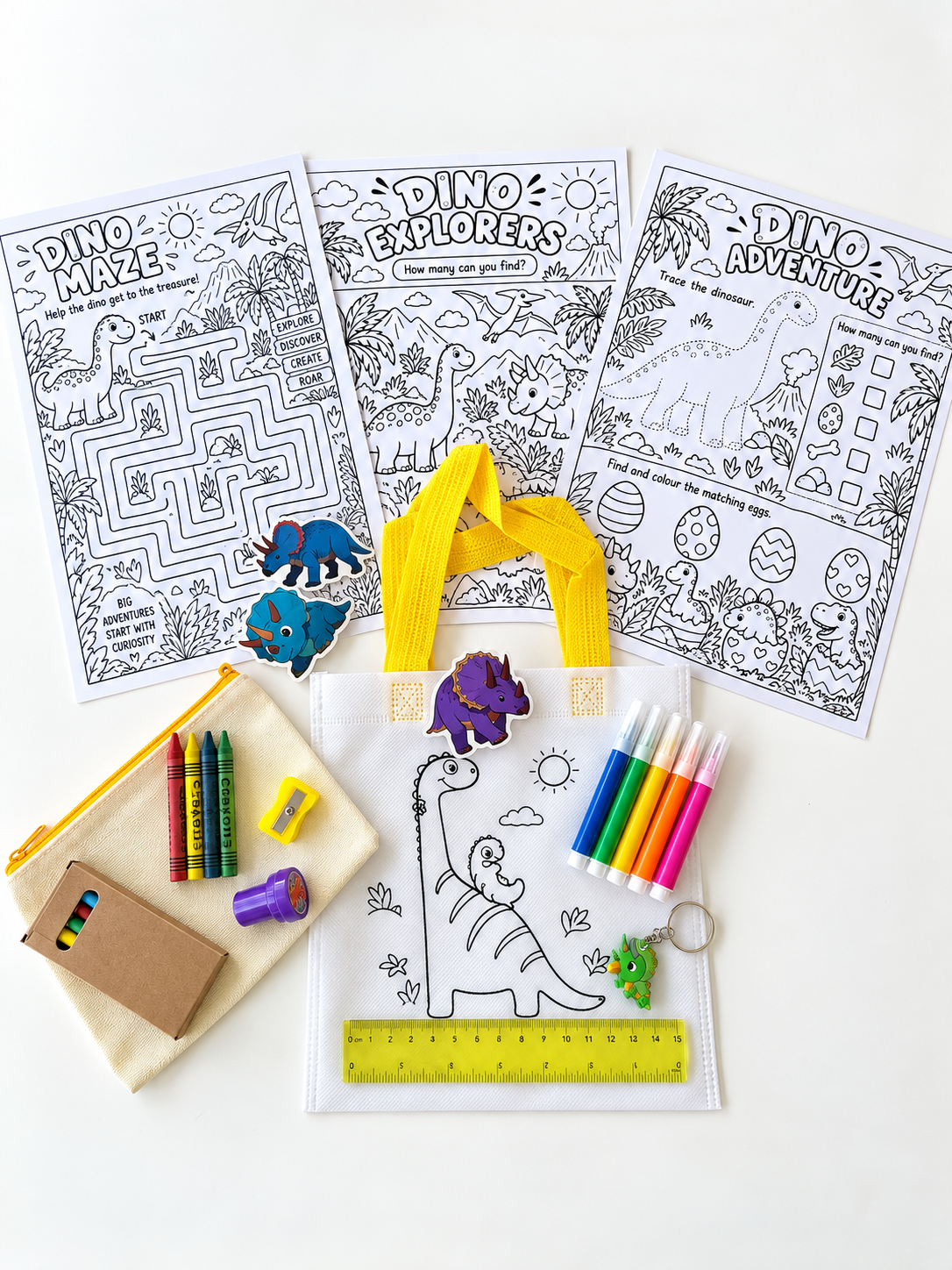 Dino Stationery Activity Kit