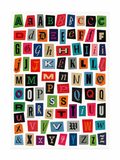 Alphabet Sticker Sheet