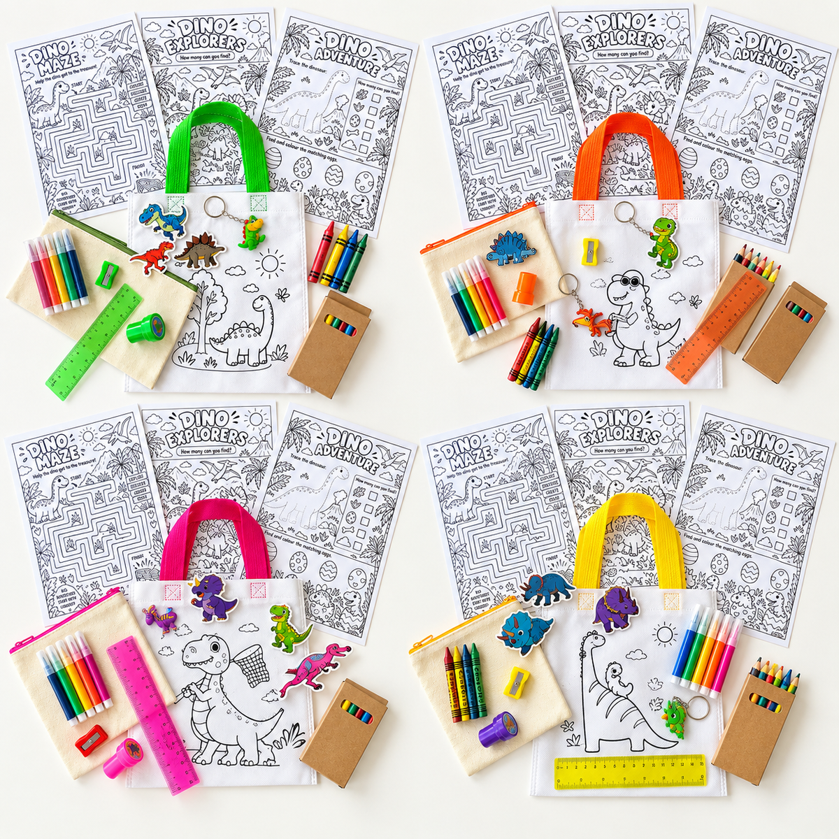 Dino Stationery Activity Kit