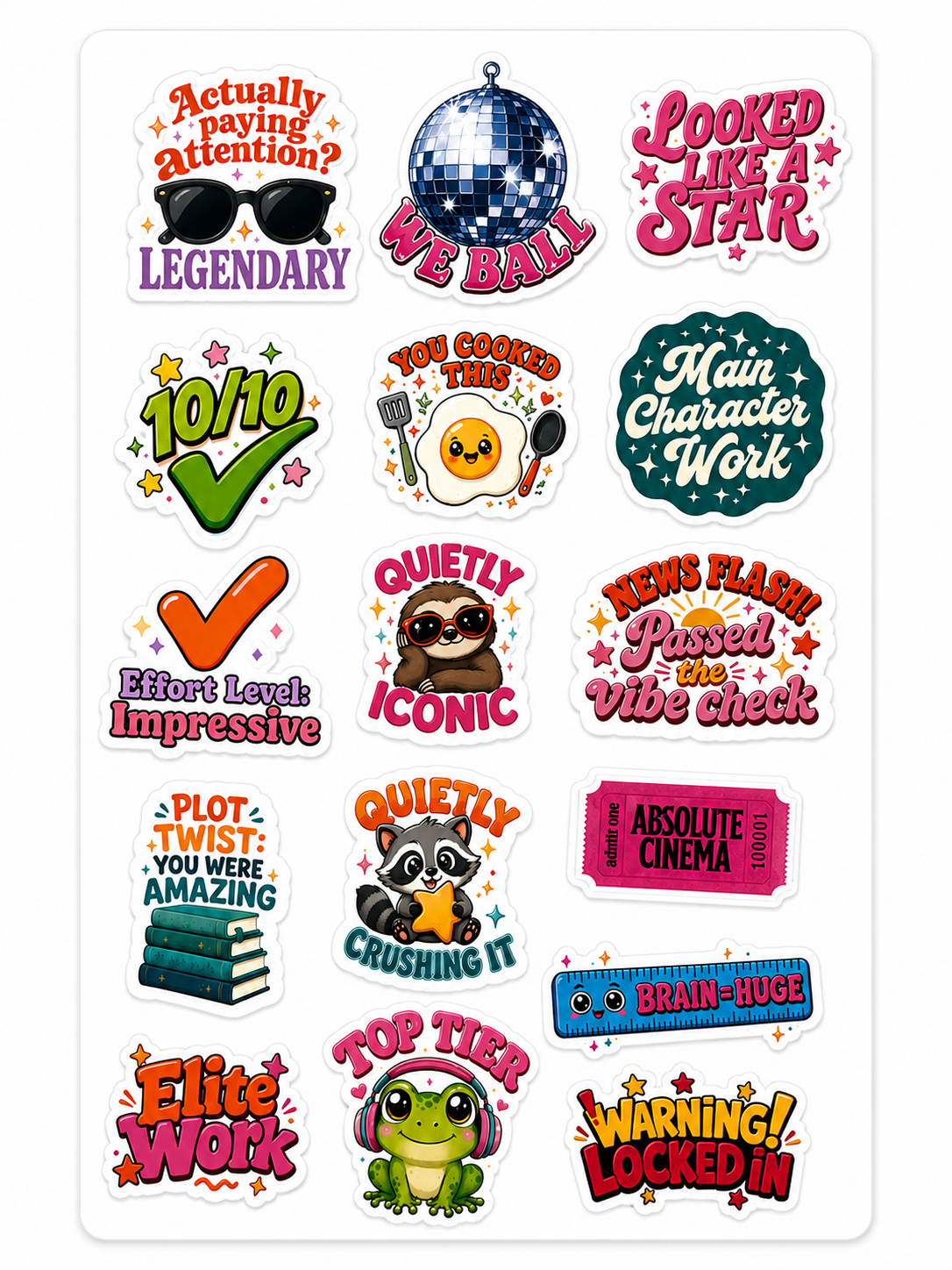 Gen Z Teacher Stickers